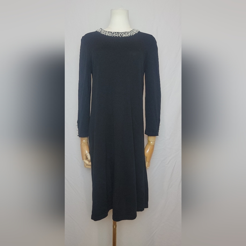 Karl Lagerfeld Pearl Sweater Dress, Size